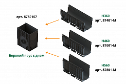 Пескоуловитель PolyMax Basic DN300 Н615, рис. 2